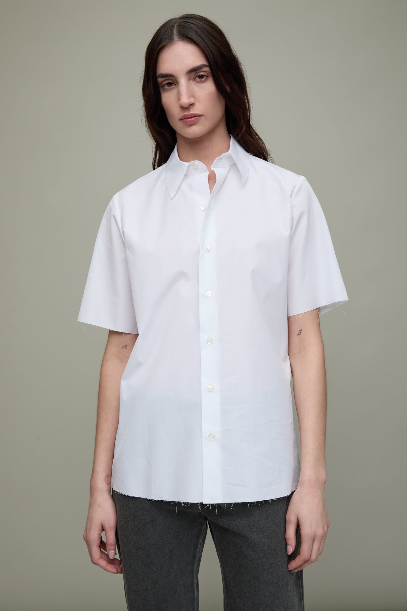 womens white dress shirt short sleeve Women's Button Down White Shirt Beach Cover Up Bsubseach White / 3XL