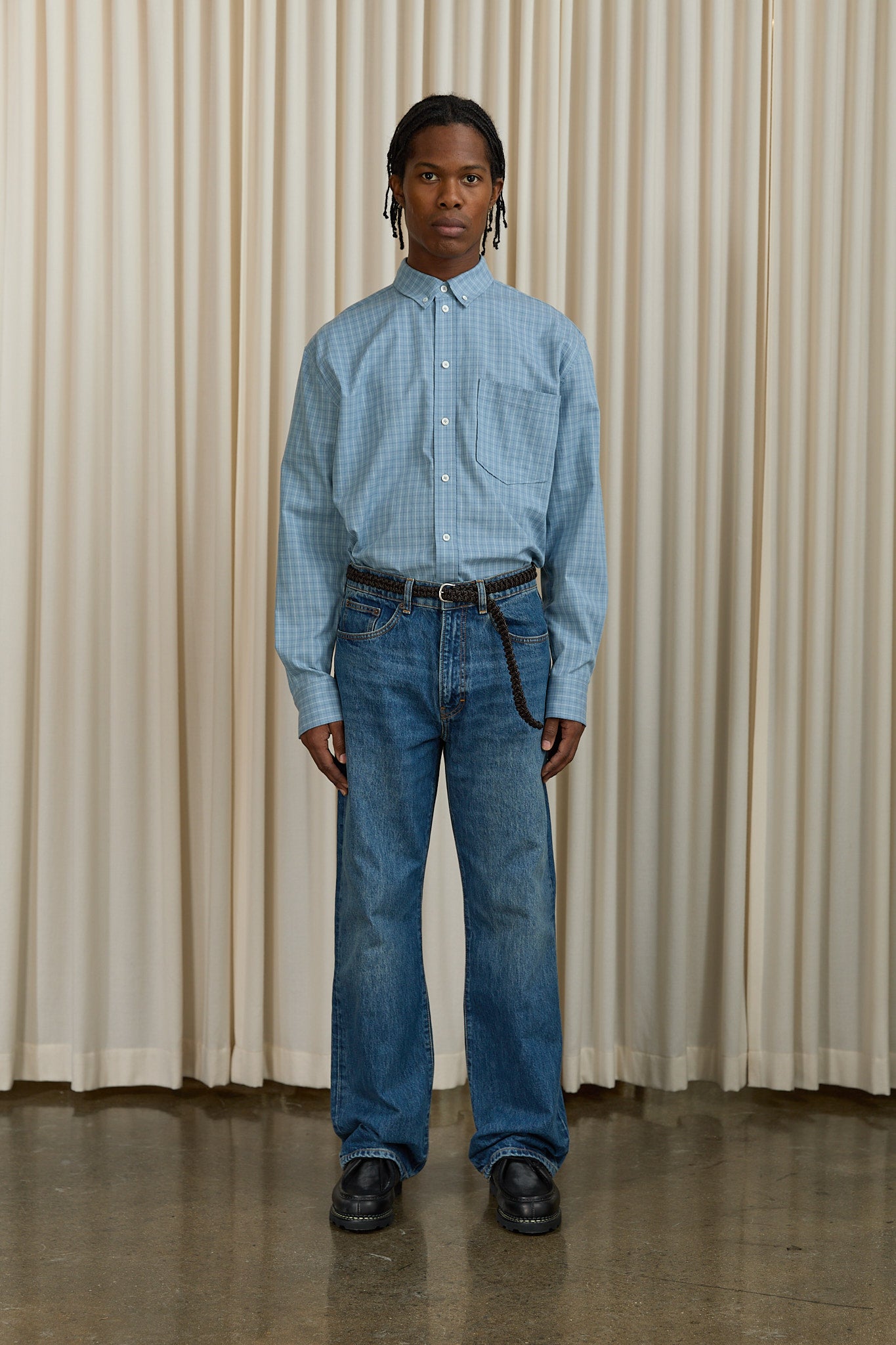 VM009 Vega 1990 Mid Vintage Jeans in Blue – L'ENSEMBLE