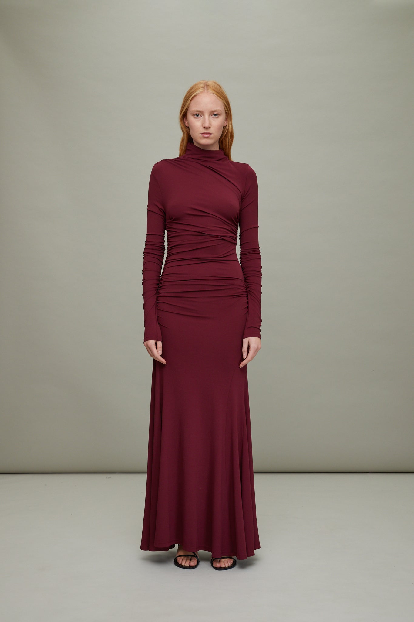 TOVE Women's Africa Long-Sleeve Maxi-Dress - Deep Claret - Size 2 TOVE Women's Africa Long-Sleeve Maxi-Dress - Deep Claret - Size 2