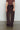 Grange Relaxed Curved Leg Pant in Dark Brown
