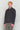Officer Jacket Long Onyx Wool in Black