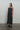 Wool Gabardine Flap Dress in Dark Grey