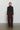 Washed Corduroy Full-Length Wide Pants in Dark Brown