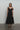 Twisted Shoulder Dress in Black