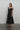 Twisted Shoulder Dress in Black