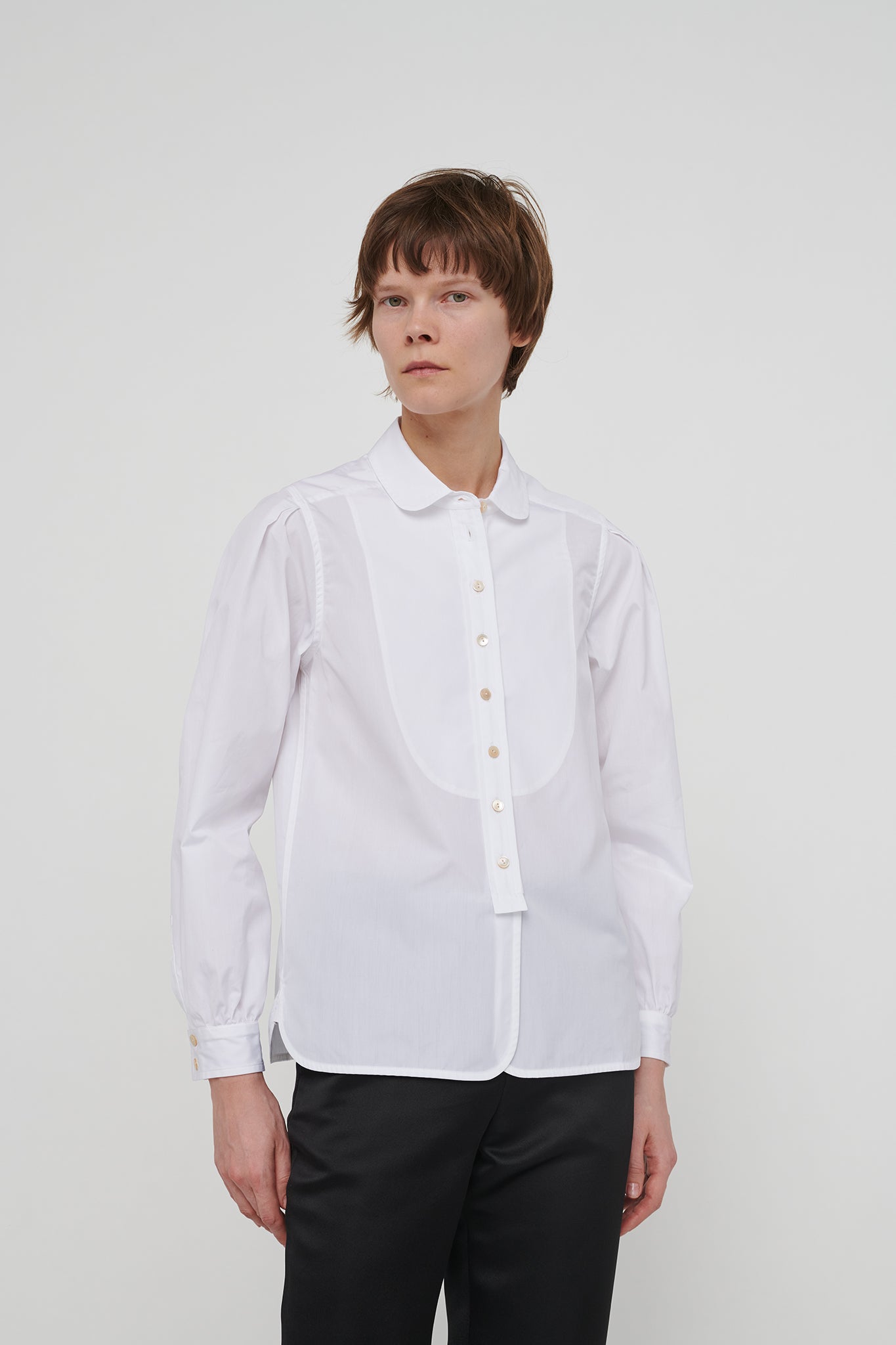Edith Cotton Blouse in White