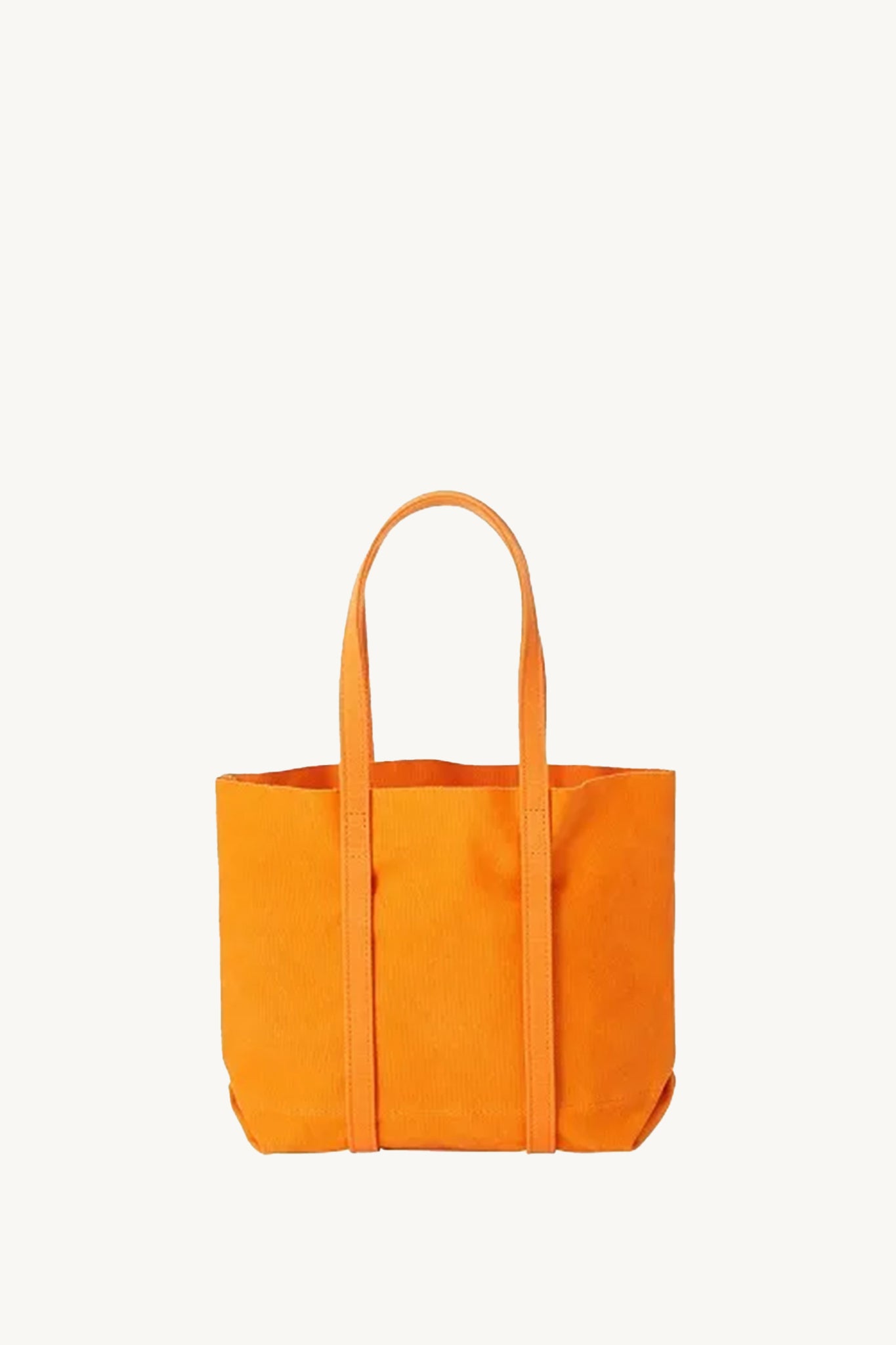 Washed Canvas Six Pockets Tote Small in Orange