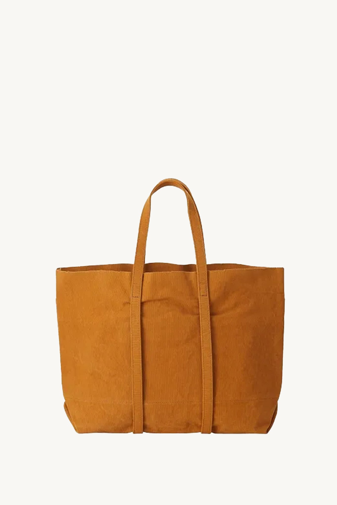 Washed Canvas Six Pocket Tote Medium in Yellow
