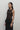 Bennett Knit Peplum Crew in Black