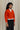 Henry Knit Cardigan in Orange