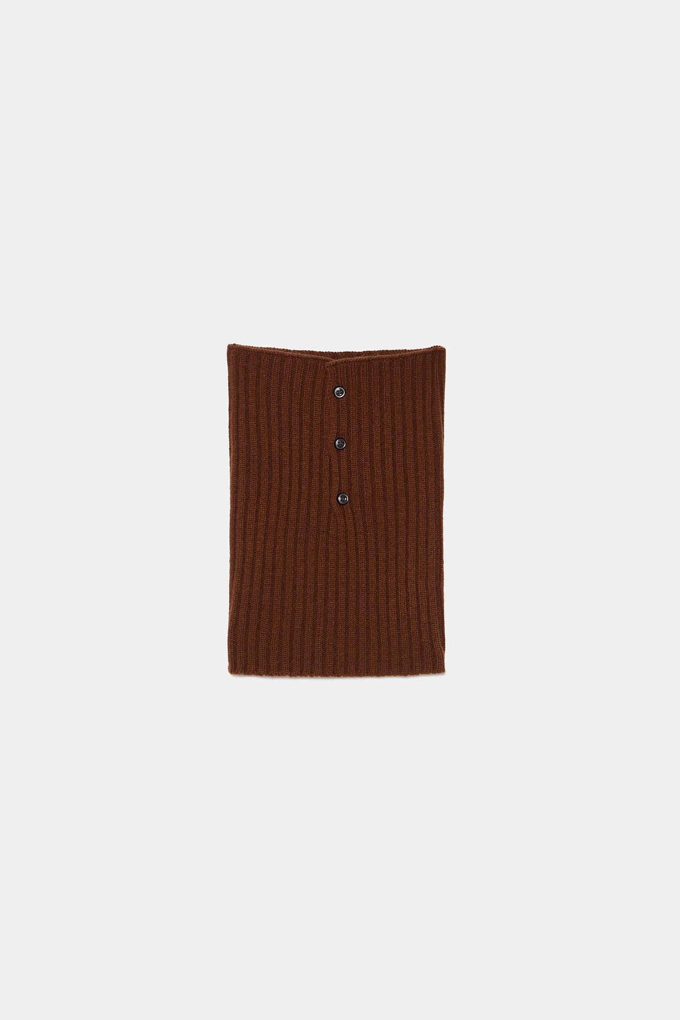 Cashmere Neck Warmer in Brown