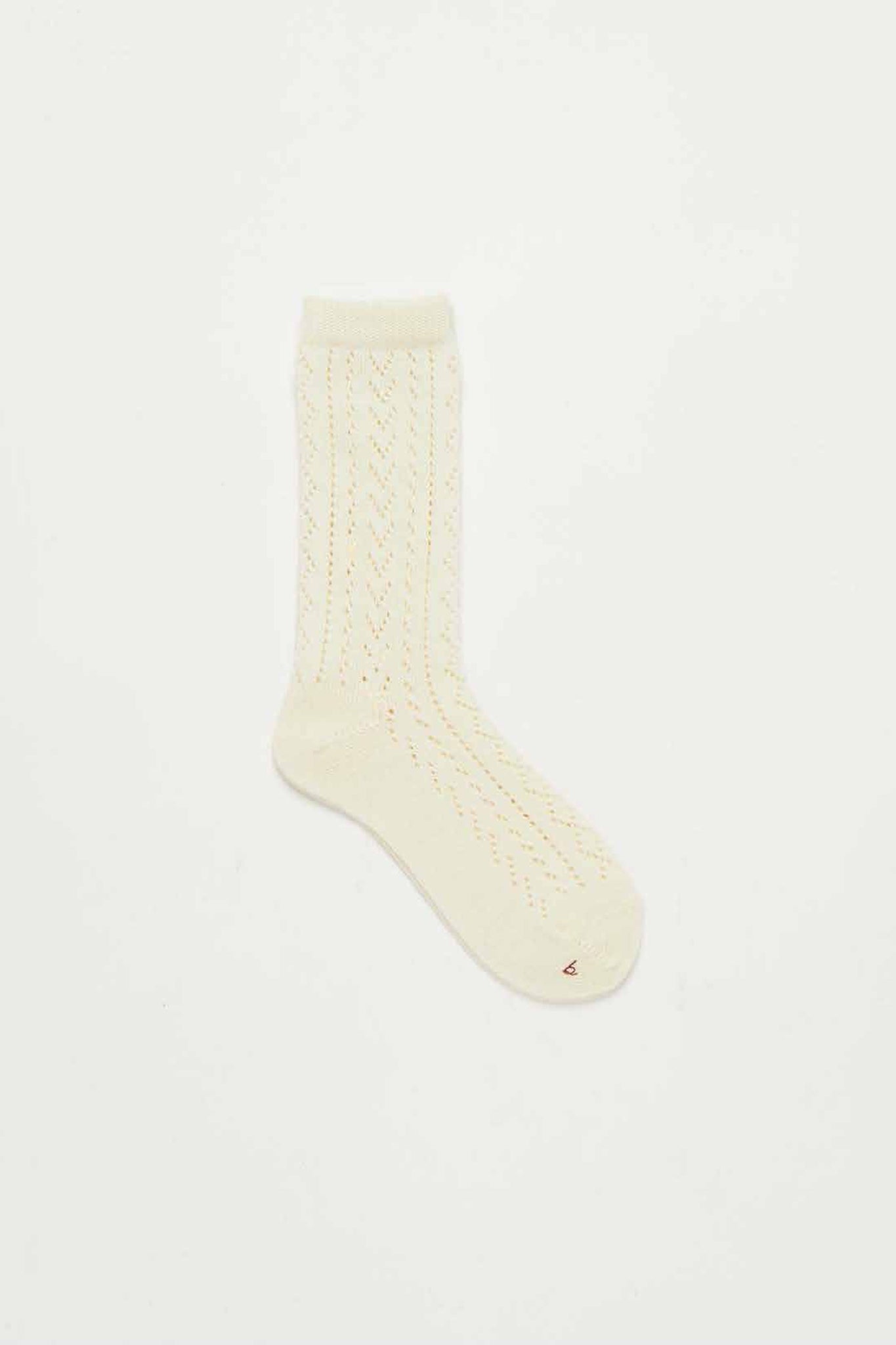 Lacy Socks in Ivory