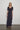 Viscose Jersey Double Collar Dress in Dark Grey
