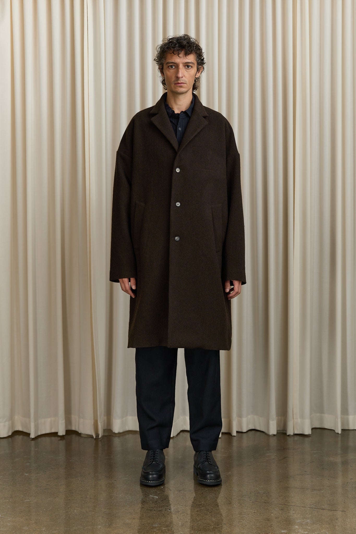 Ben Coat in Brown