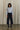 Cloe Pants in Navy Pinstripe