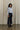 Cloe Pants in Navy Pinstripe