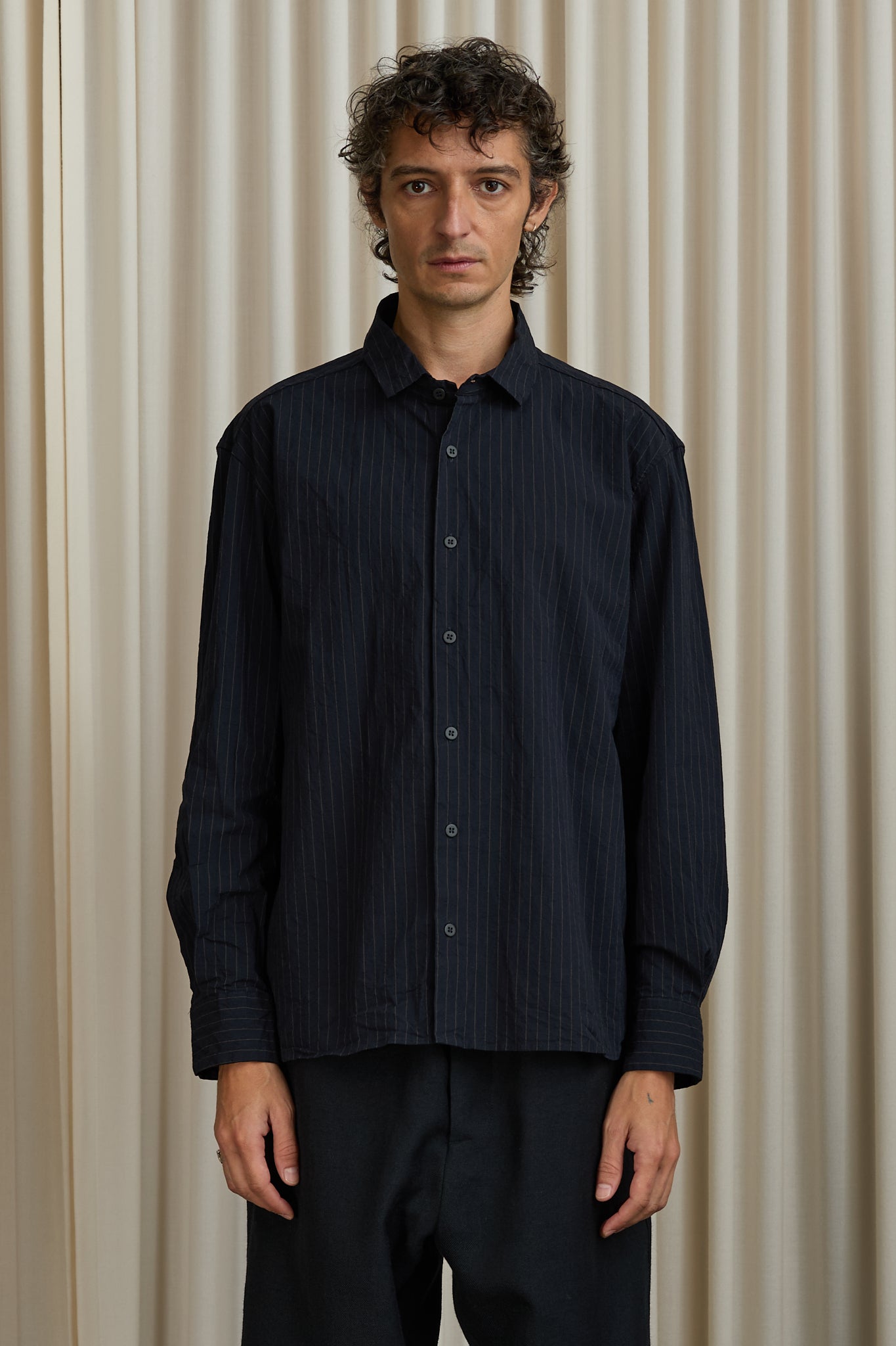 Farmer Shirt in Pinstripe