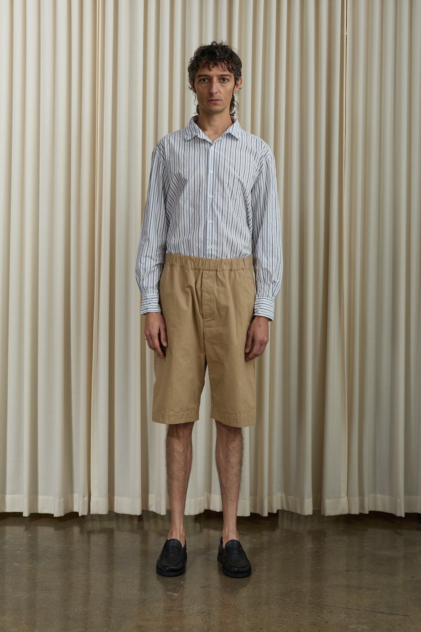 Matteo Shorts in Beige – L'ENSEMBLE