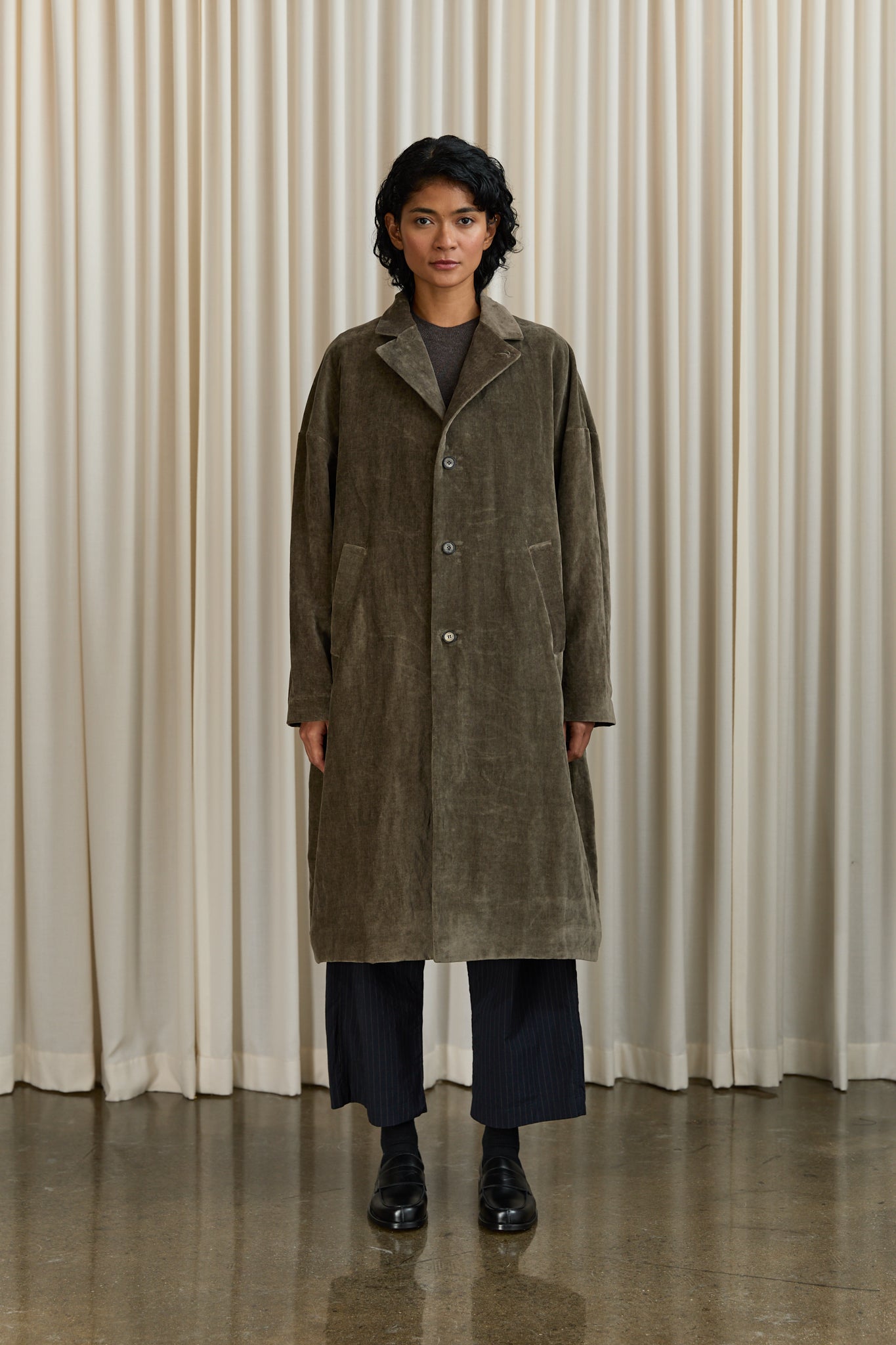 Millie Coat in Olive