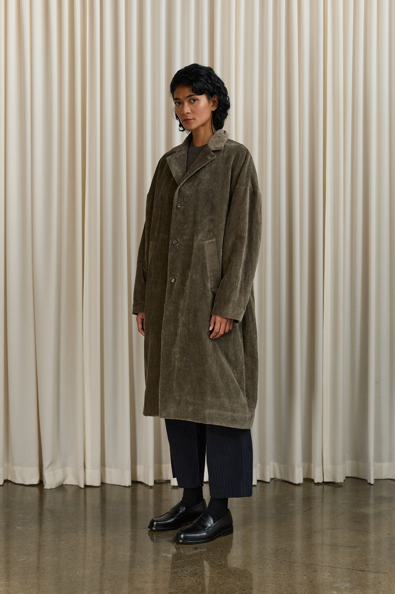 Millie Coat in Olive