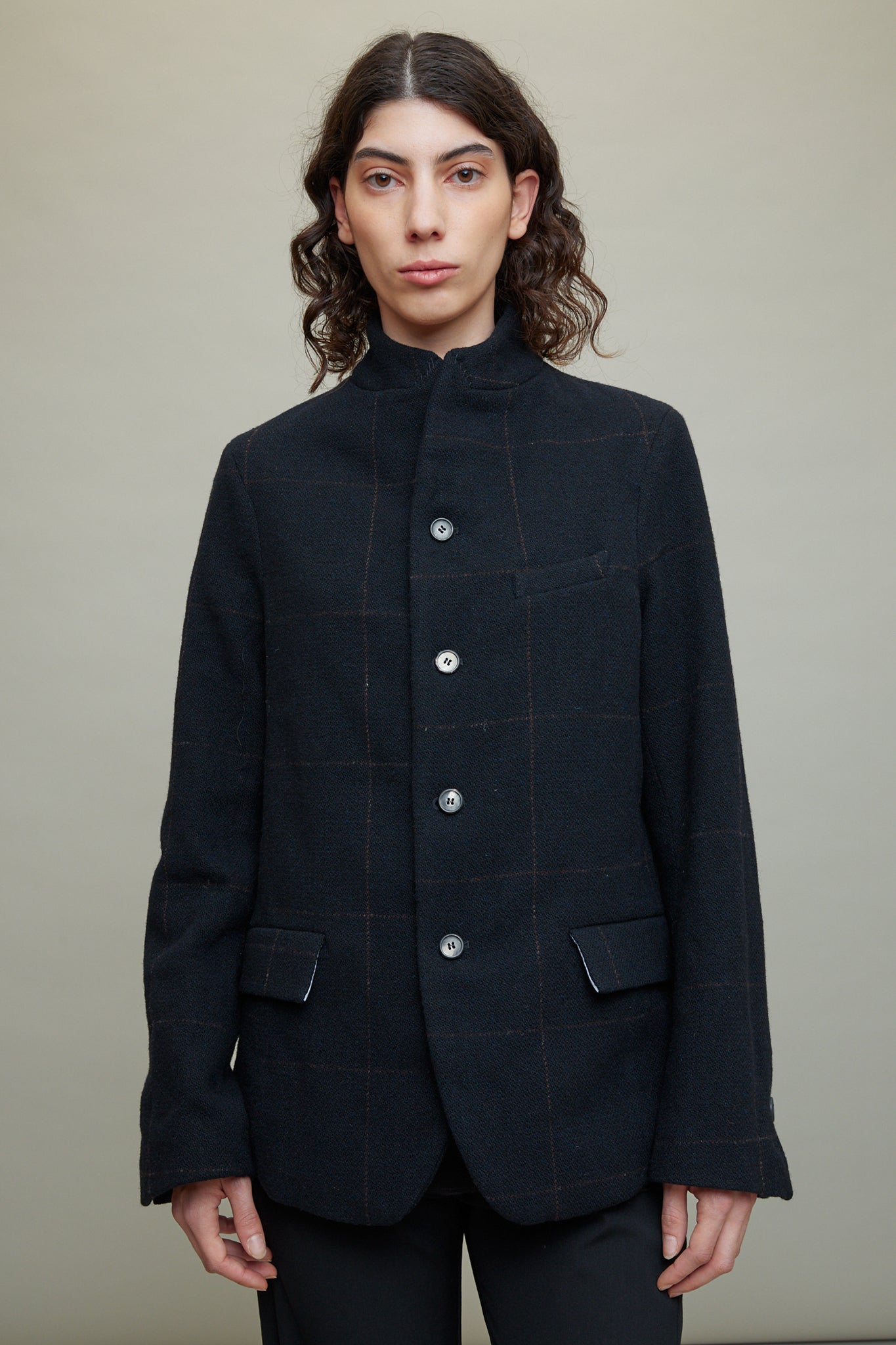 Tyrol Jacket in Navy Check