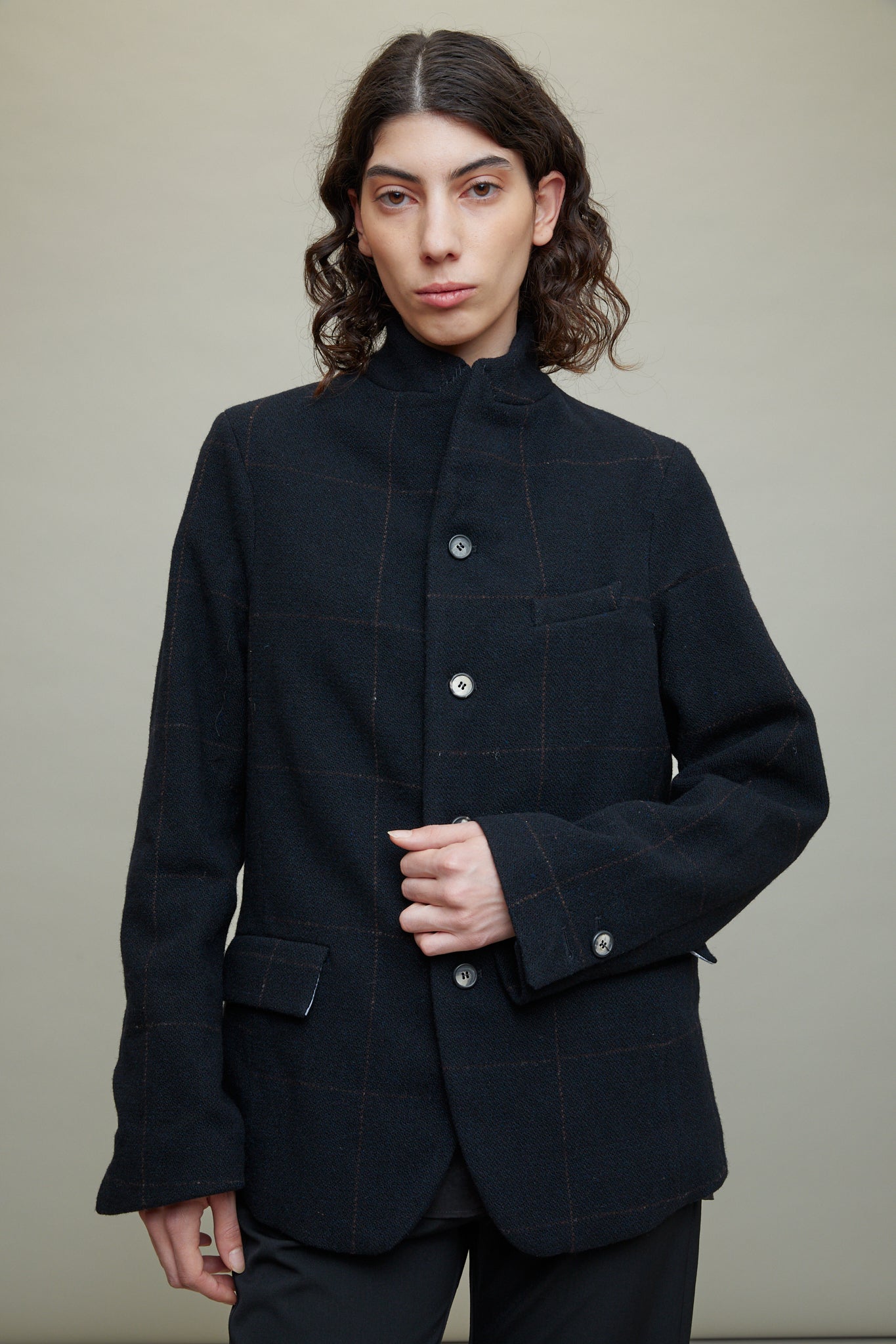 Tyrol Jacket in Navy Check