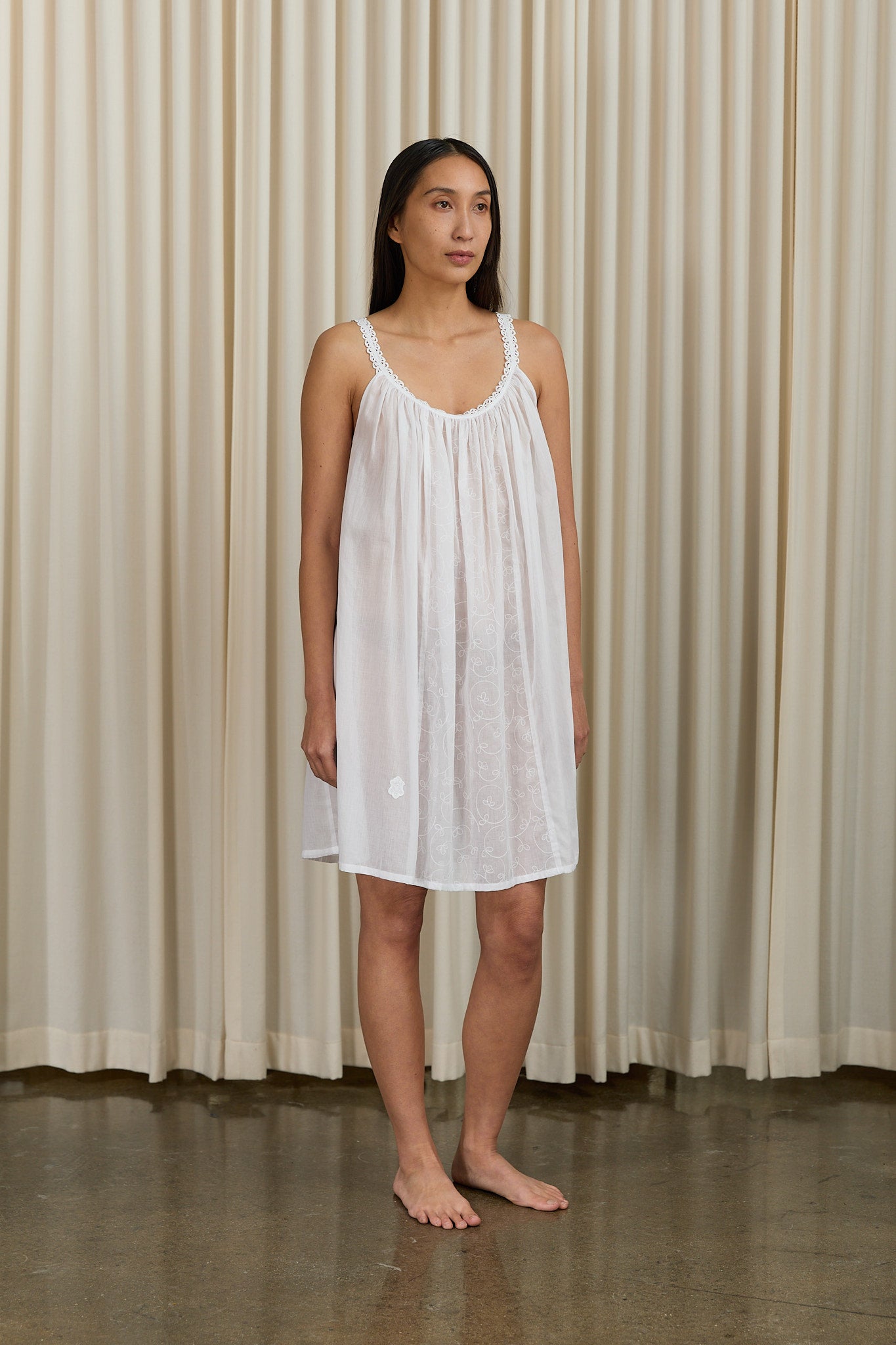 Anissa 1 Babydoll in White