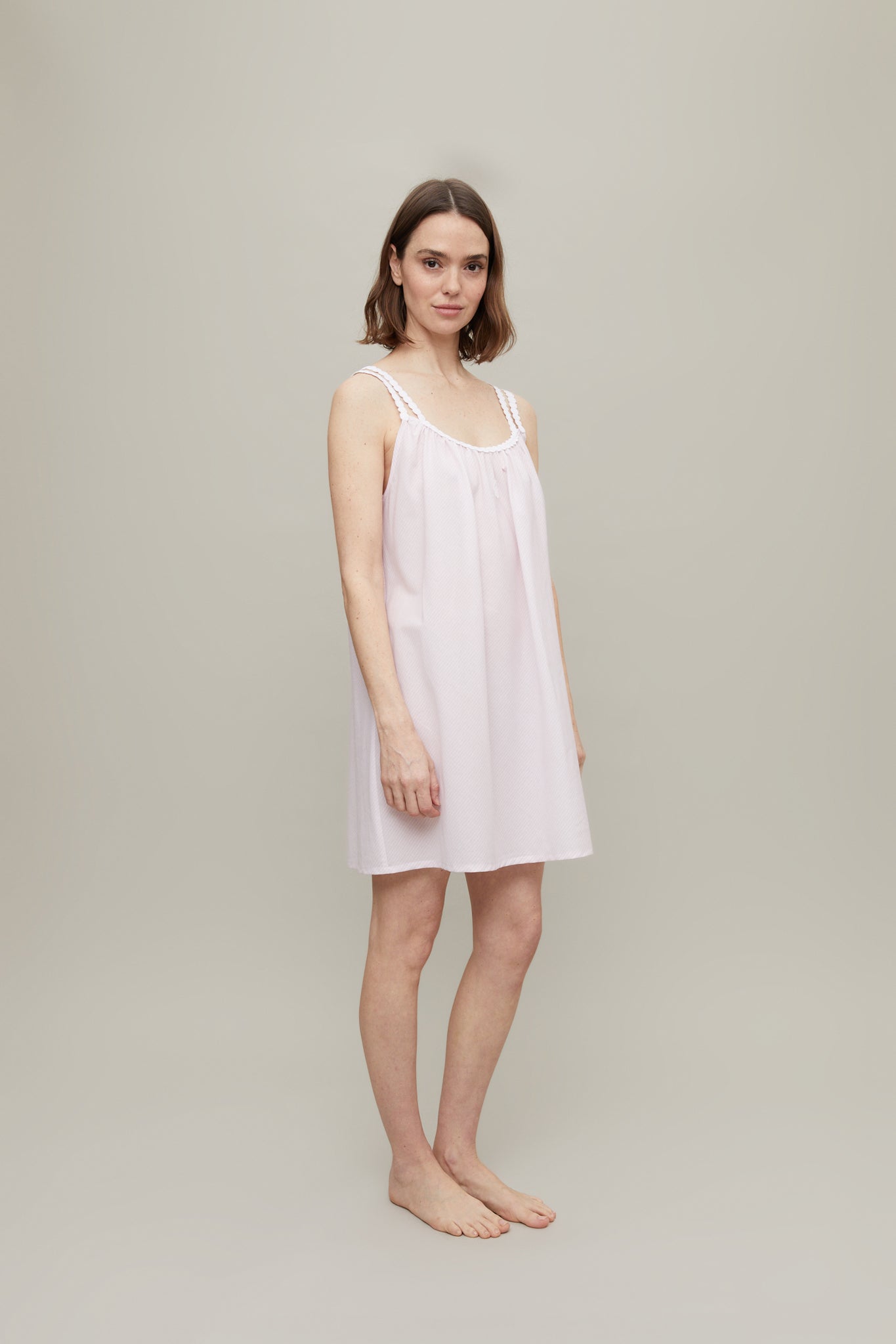 Sigrid Dress in Rosé White