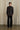 Banker Shirt w/ Detachable Tie in Black