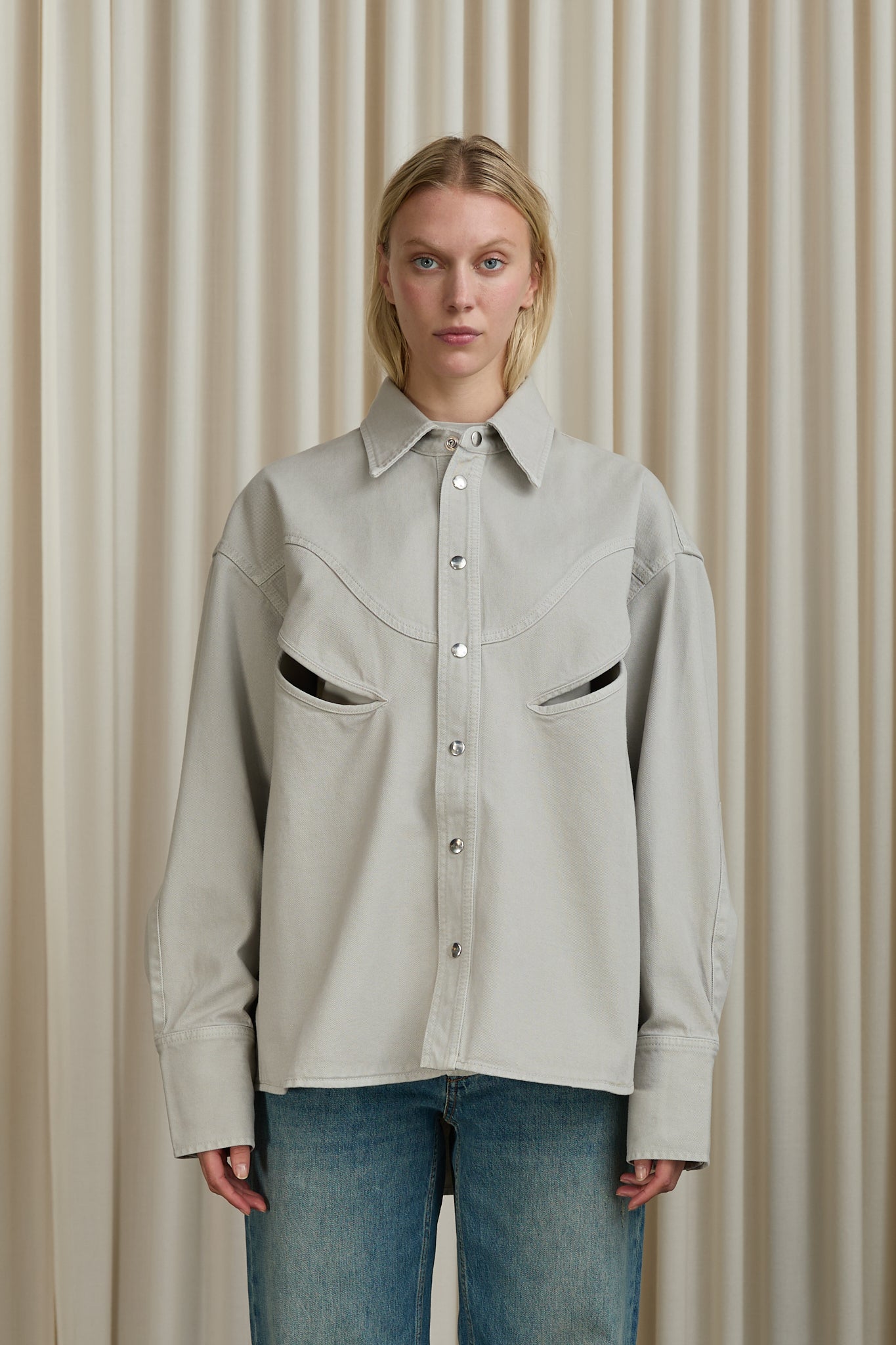 Rider Overshirt in Beige