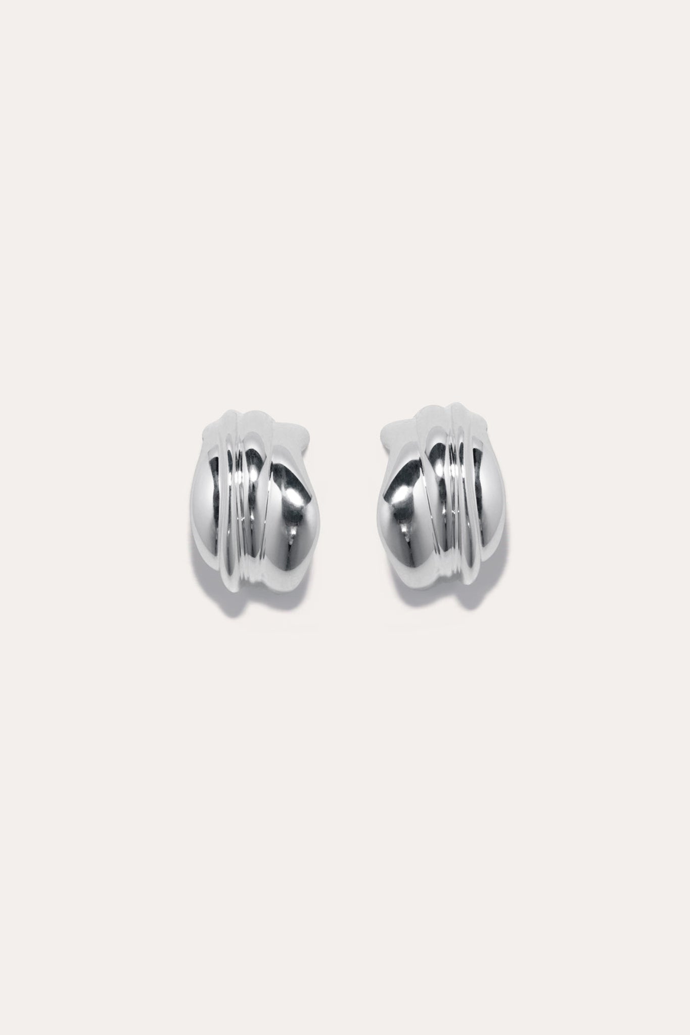 R2224 Foreshore Silver Plated Earrings