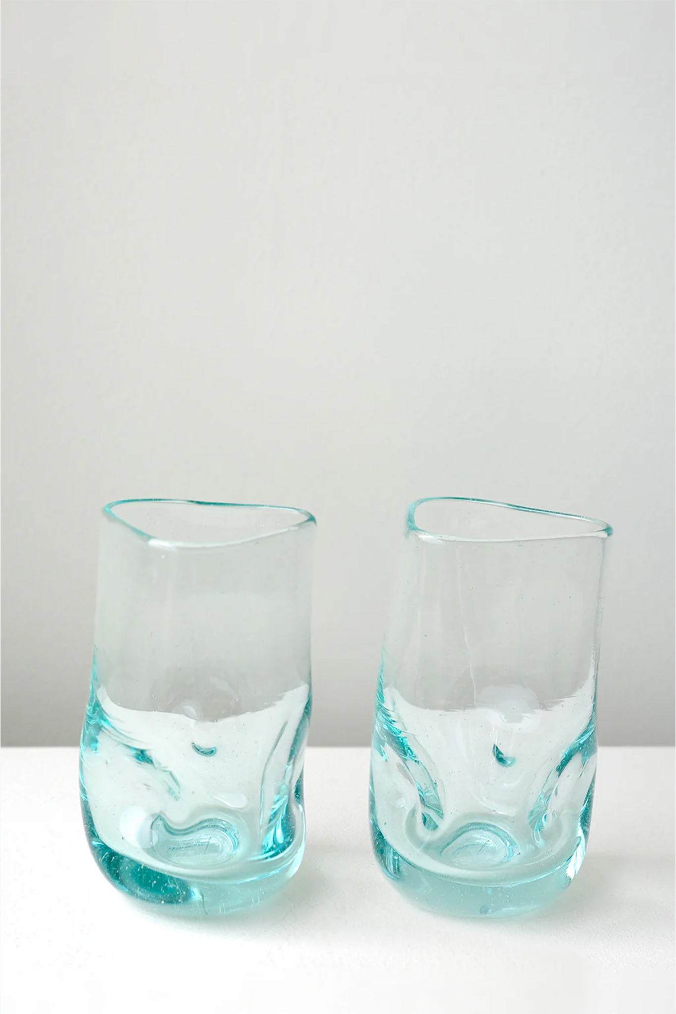 Thaw Recycled Tall Glass in Clear - Set of 2