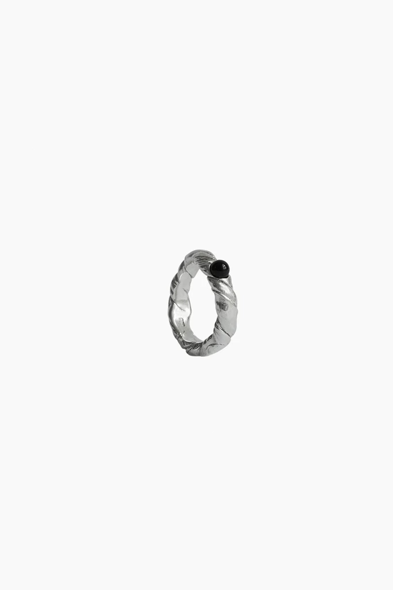 Element Onyx Ring in Silver