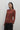 Silk Crew Neck in Burgundy