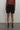 Silk Interlock Chenille Velour Shorts in Black