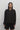Silk Long Sleeve Tie-Stitch Cardigan in Black