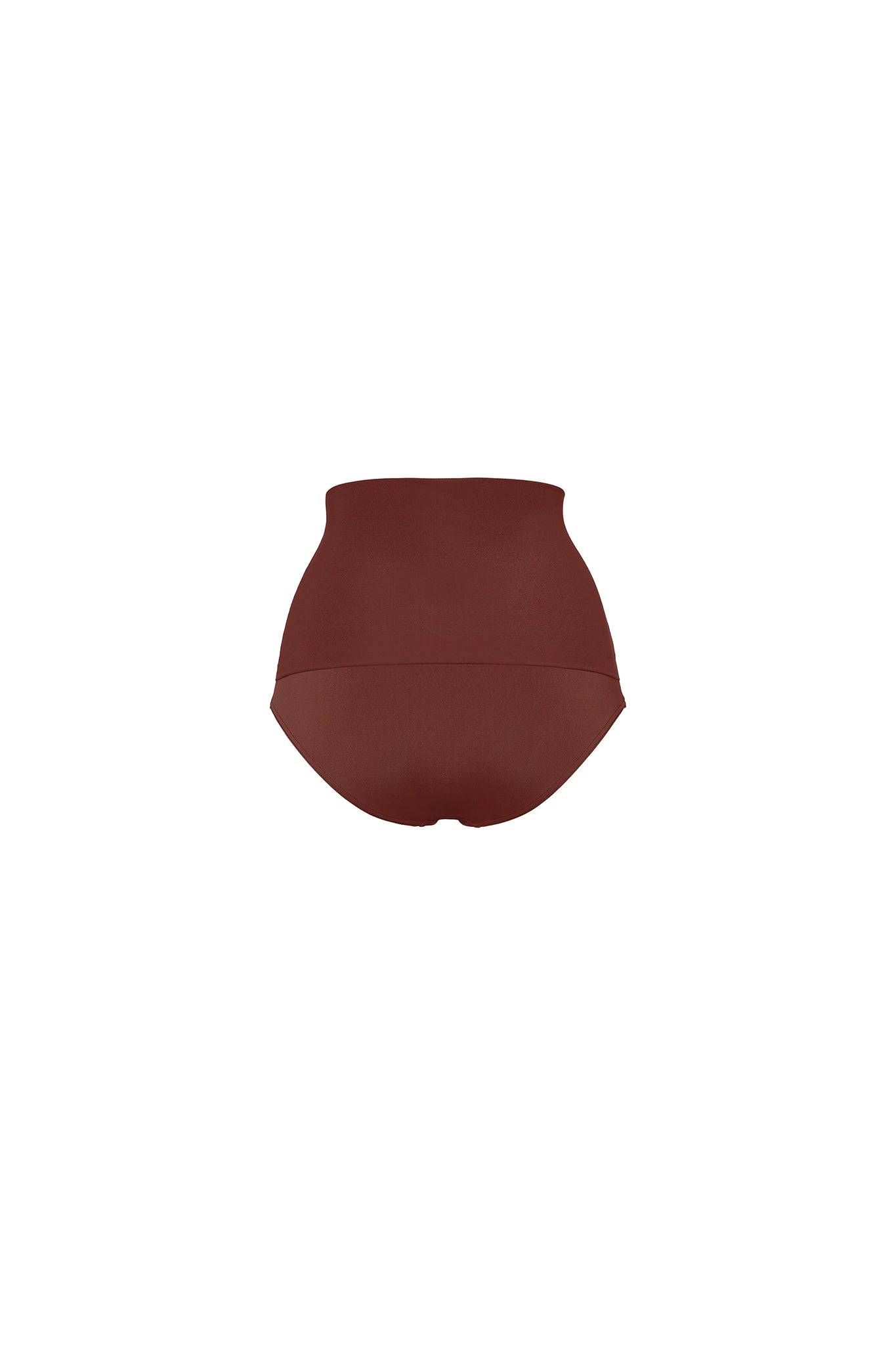 Gredin High-Waisted Bikini Briefs in Brown