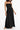Oda Long Bustier Dress in Black