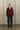 N°437 Papilli Short Cardigan in Burgundy