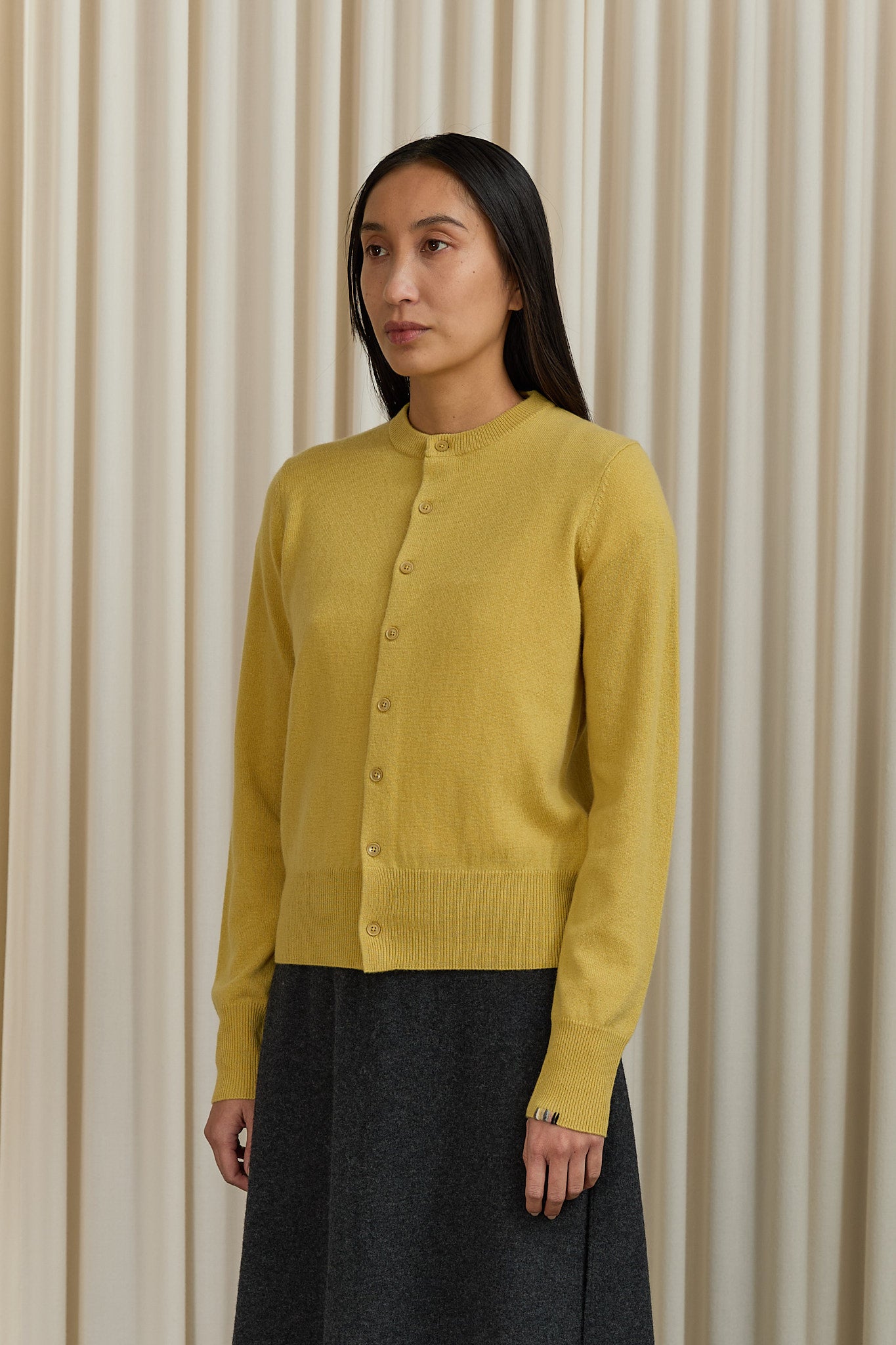 N°300 Little 2 Cardigan in Yellow