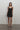 Joey Scoop Neck Mini Dress in Black