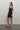 Joey Scoop Neck Mini Dress in Black