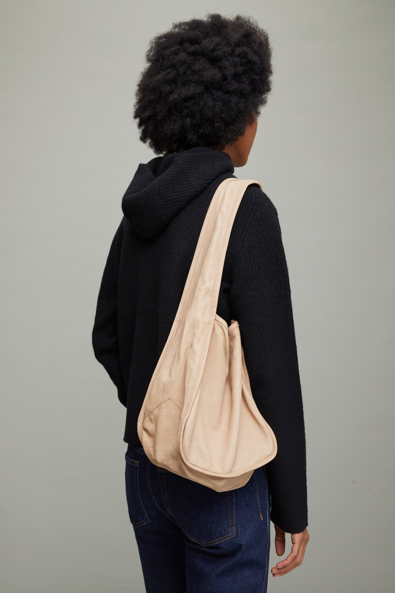 CA02 Hobo Bag in Tan