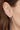 Large Infinite Tusk Earring with Floating Diamond in 14K Yellow Gold