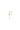 Large Infinite Tusk Earring with Floating Diamond in 14K Yellow Gold