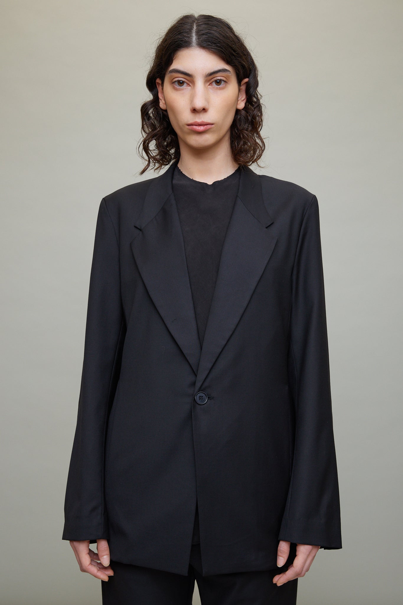 No. 206 Loro Piana Fine Wool Jacket in Black