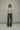 No. 305 Canvas Belt Loop Trousers in Black