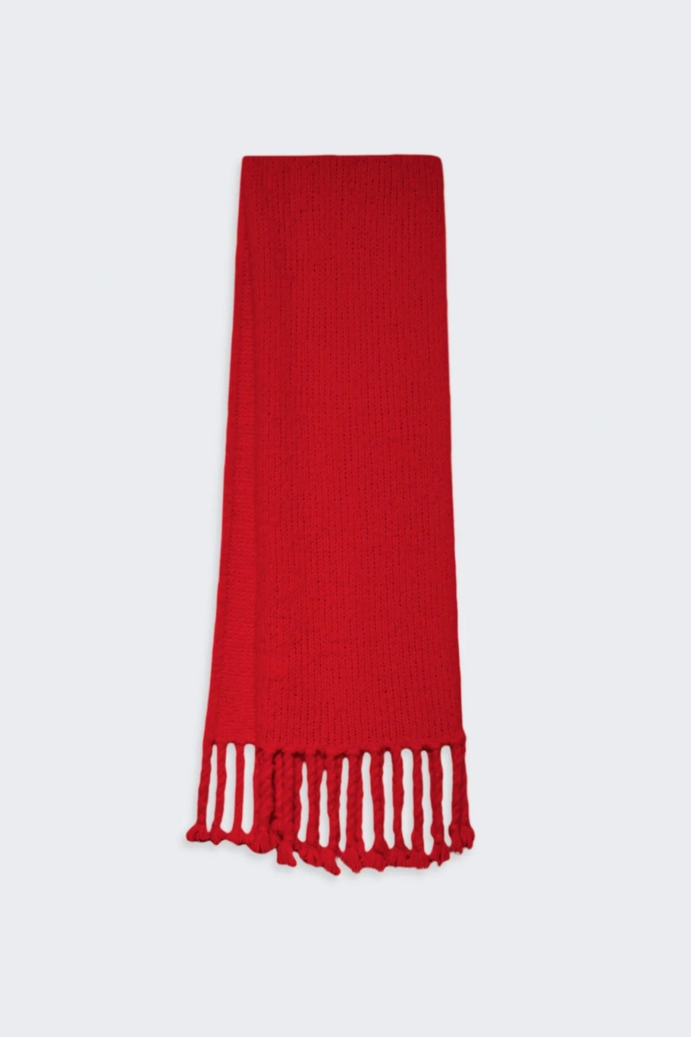 Giant Cloud Scarf in True Red