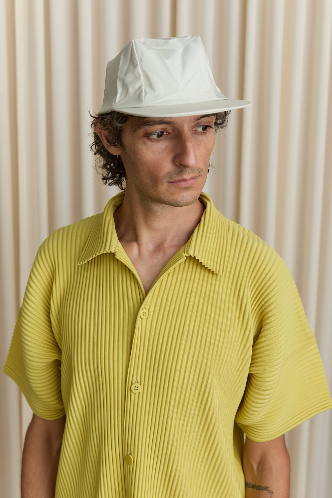 Stone Cap in Off-White