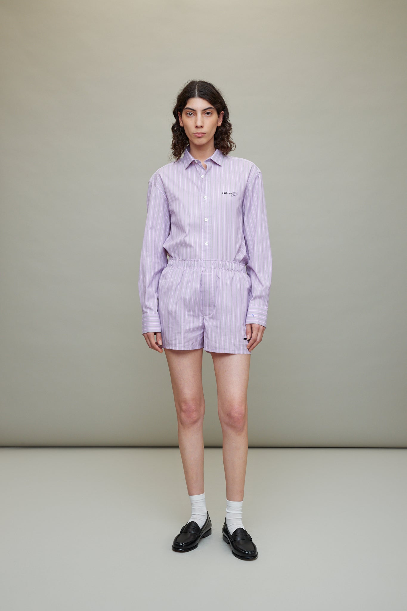 Boxer No.2 in Lavender Stripe